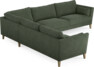 Winston - Hörnsoffa, 2+3 - Grön
