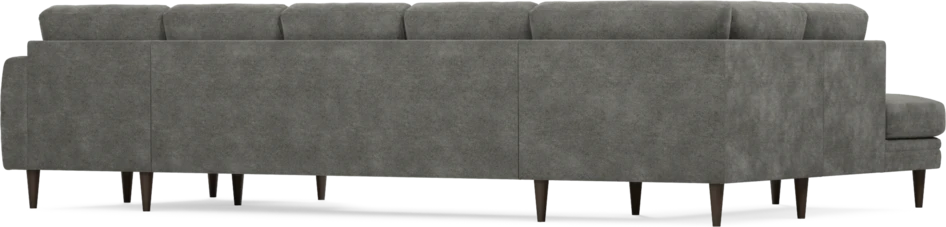 Eden - 3-sits soffa med divan vänster och schäslong höger - Grå