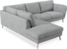 Madison - 2-sits soffa med divan vänster - Vit