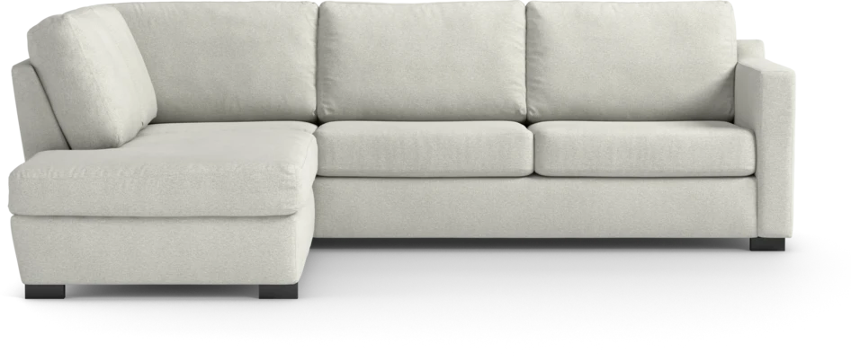 Friday - 2,5-sits soffa med divan vänster - Vit