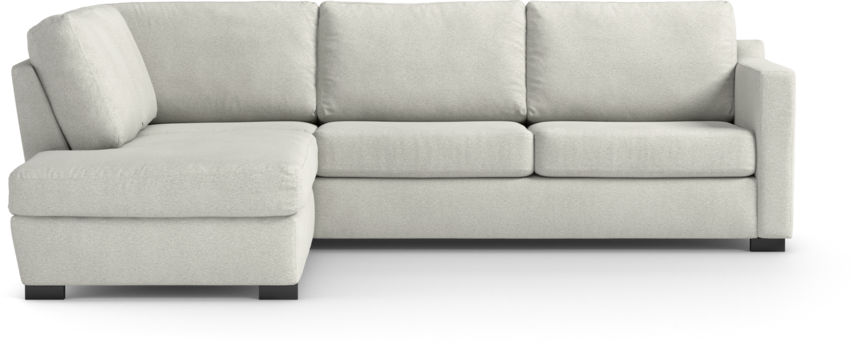 Friday - 2,5-sits soffa med divan vänster - Vit