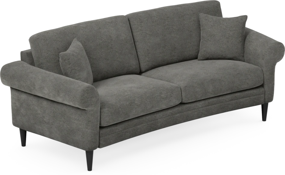 Eden - 2,5-sits soffa svängd - Grå