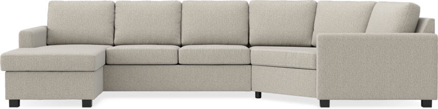 Nevada - 3-sits soffa med schäslong vänster och cosy hörn höger - Beige