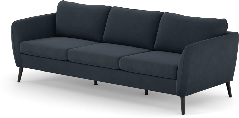 County - 3-sits soffa - Blå