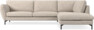 Madison Lux - 3-sits soffa med divan höger - Vit