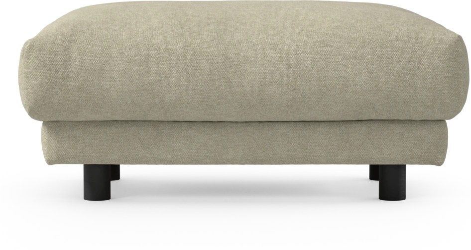 Cherrie - Fotpall 110, fast klädsel - Beige