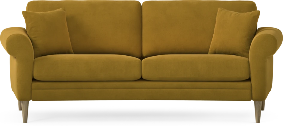Eden - 2,5-sits soffa svängd - Gul