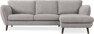 Madison Lux - 2-sits soffa med schäslong höger - Beige