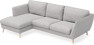 Madison Lux - 2-sits soffa med schäslong vänster - Grå