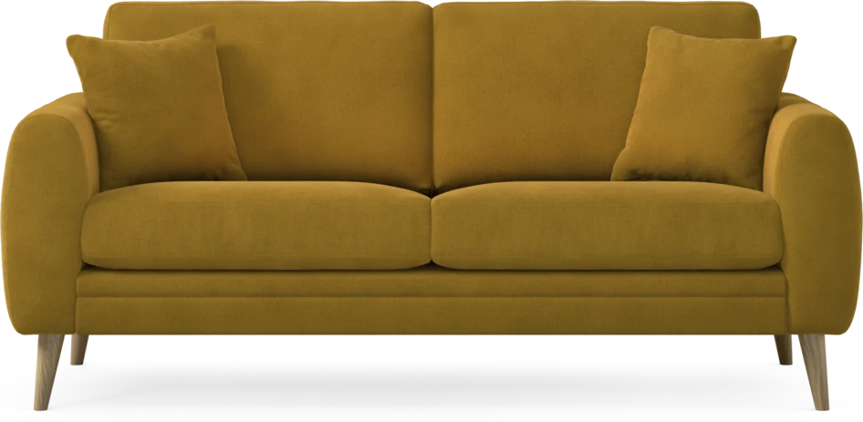 Eden - 2,5-sits soffa - Gul