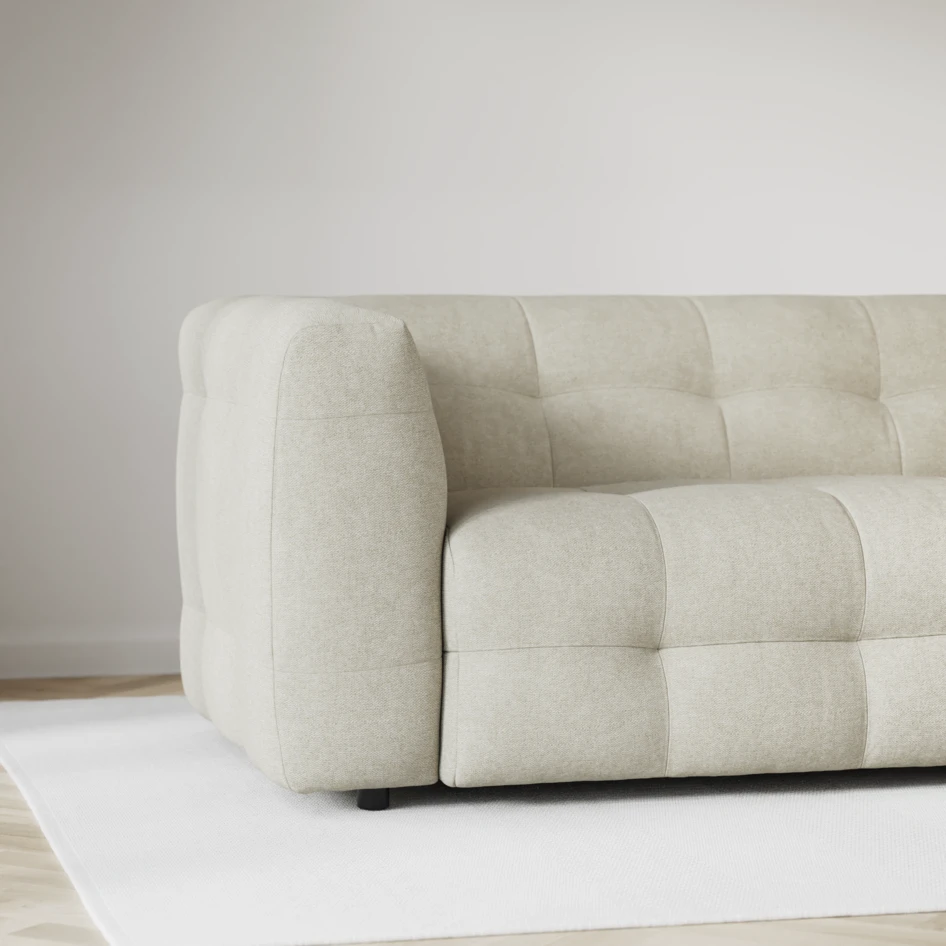 Bella - 3-sits soffa med divan höger - Beige