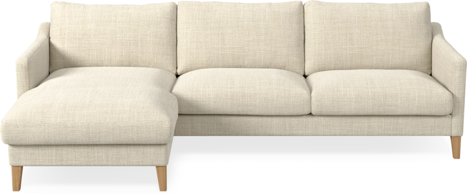 Winston - 3-sits soffa med schäslong, vändbar - Beige