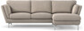 Madison - 2-sits soffa med schäslong höger - Beige
