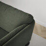 Madison Lux - 2-sits soffa med schäslong vänster - Grön