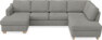 Friday - 3-sits soffa med schäslong vänster och divan höger - Grå