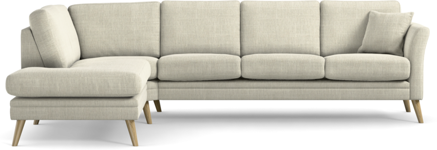 Eden - 3-sits soffa med divan - Beige