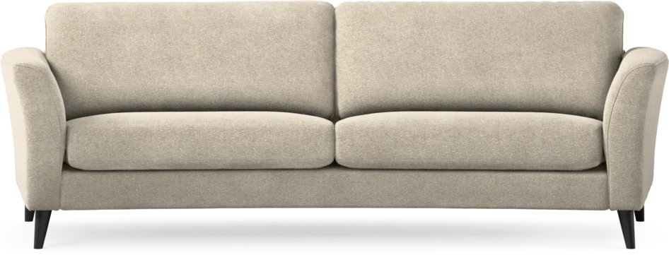 Bridge - 3-sits soffa svängd - Beige