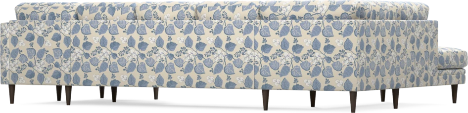 Eden - 3-sits soffa med divan vänster och schäslong höger - Flerfärgad
