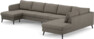 County - 4-sits soffa med schäslong vänster och divan höger - Brun