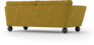 Madison Lux - 3-sits soffa - Gul