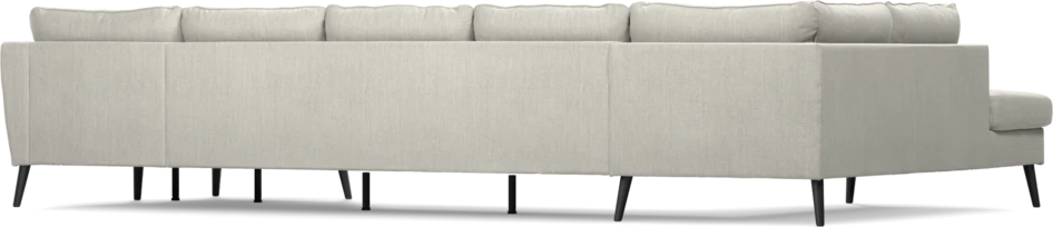 County - 4-sits soffa med divan vänster och schäslong höger - Grå