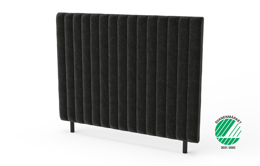 Malibu - Sänggavel, B 160-210 cm - Svart