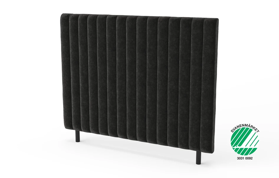 Malibu - Sänggavel, B 160-210 cm - Svart
