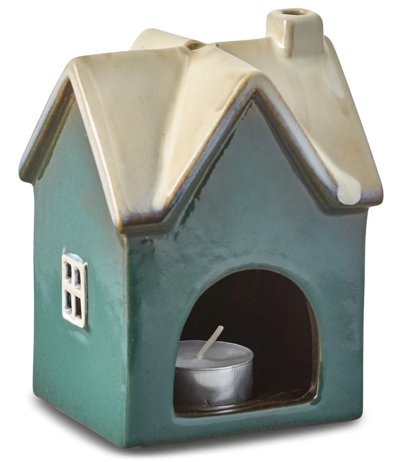 Fjällen Åre - Ljuslykta, 10,5x9x14,2 cm - Grön