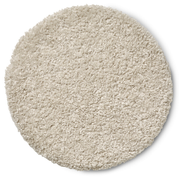 Curly - Stolsdyna, Ø 38 cm - Beige