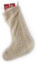 Curly - Julstrumpa,  B 23, H 53 cm - Beige
