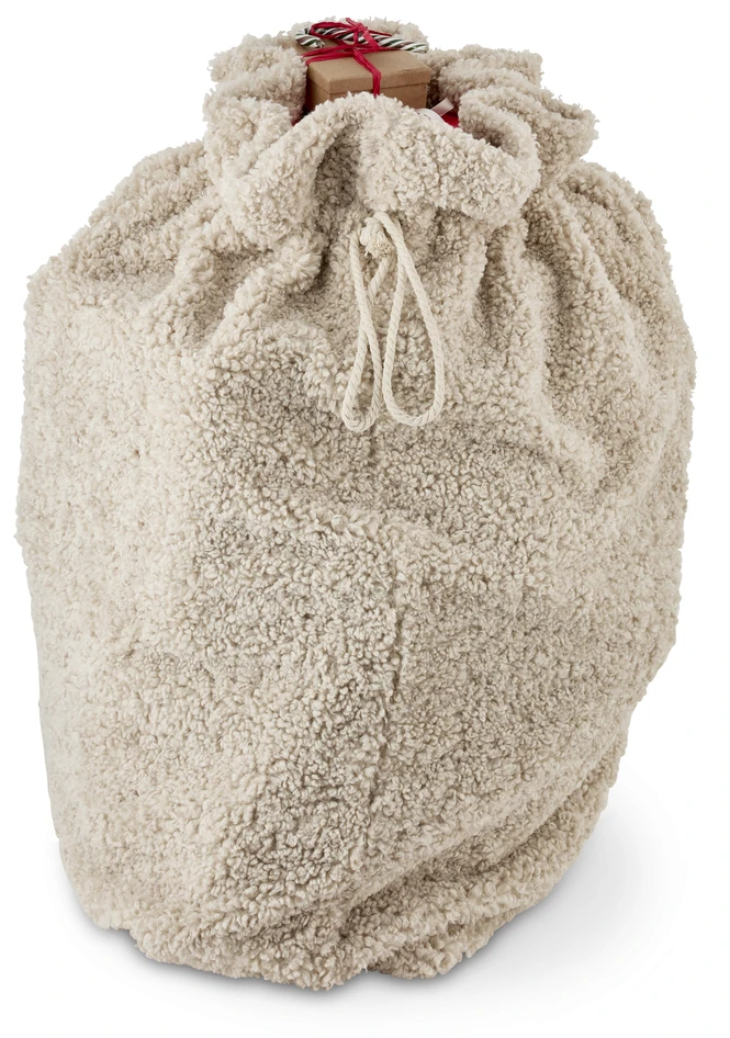 Curly - Julklappssäck, Ø 50, H 80 cm - Beige