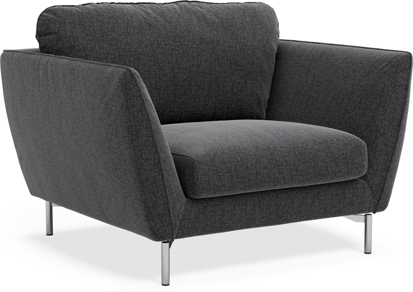 Madison Lux - Fåtölj, 70 cm - Svart