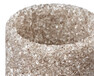 Fizz - Ljuslykta, H 9,5 Ø 8 cm - Brun