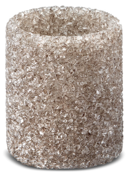 Fizz - Ljuslykta, H 9,5 Ø 8 cm - Brun