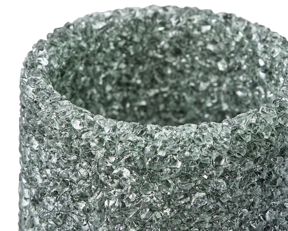 Fizz - Ljuslykta, H 9,5 Ø 8 cm - Grön