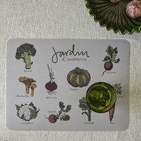 Jardin D´automne - Tablett i plast, 30x40 cm - inspiration