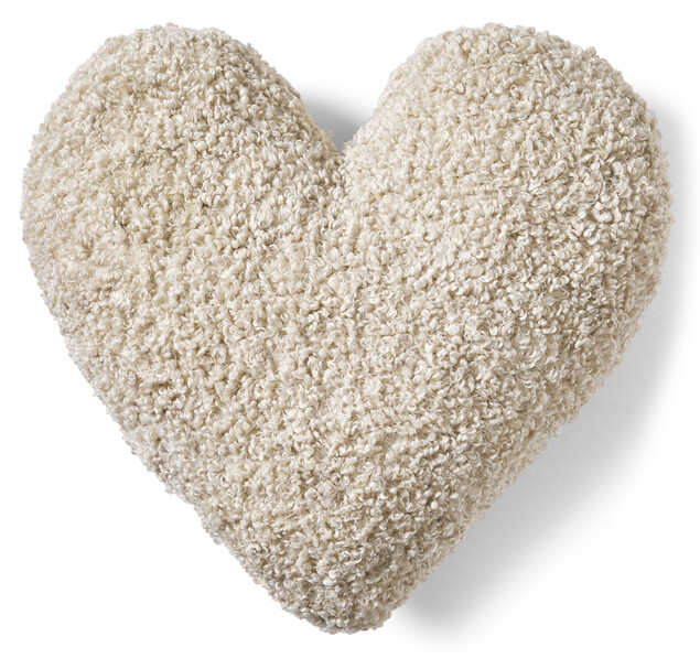 Curly - Hjärta - Beige