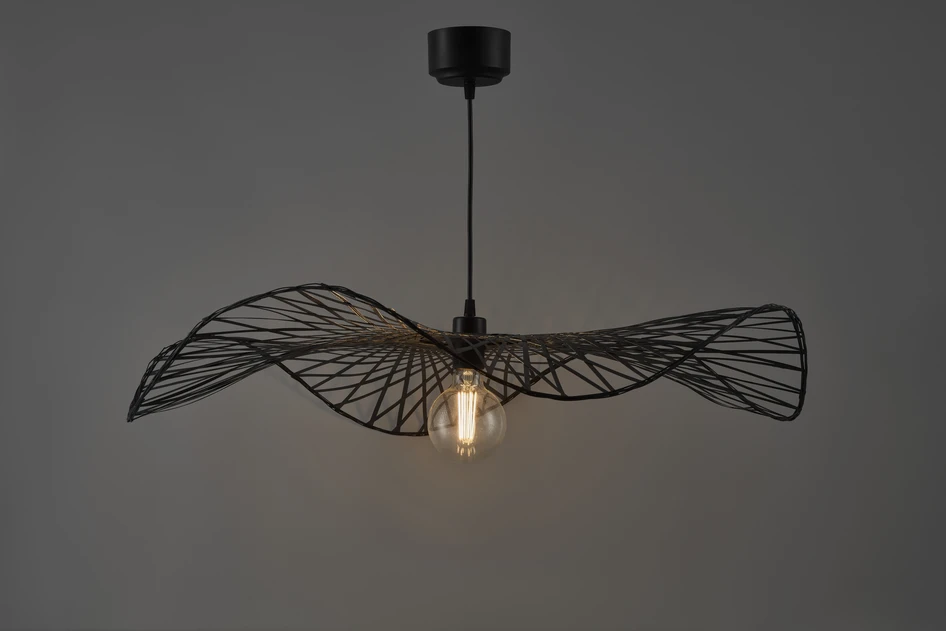 Billie - Taklampa, H15 Ø80 cm - Svart