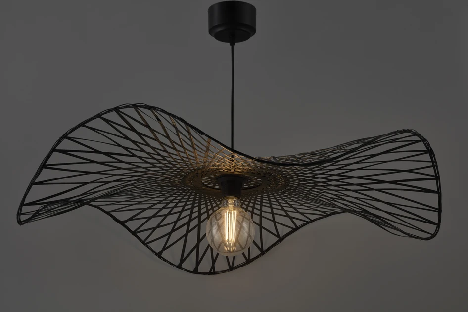 Billie - Taklampa, H15 Ø80 cm - Svart