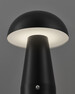 Tilo - Portabel bordslampa, H20 Ø14,5 cm - Svart
