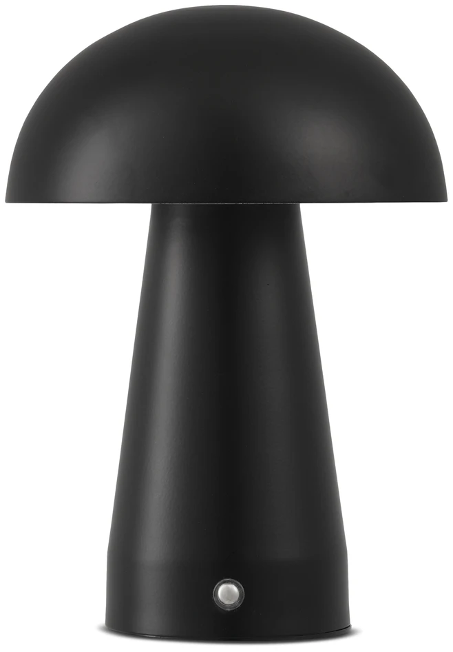 Tilo - Portabel bordslampa, H20 Ø14,5 cm - Svart