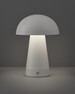 Tilo - Portabel bordslampa, H20 Ø14,5 cm - Vit