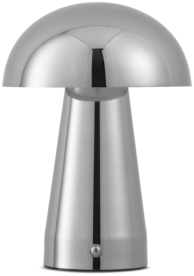 Tilo - Portabel bordslampa, H20 Ø14,5 cm - Grå