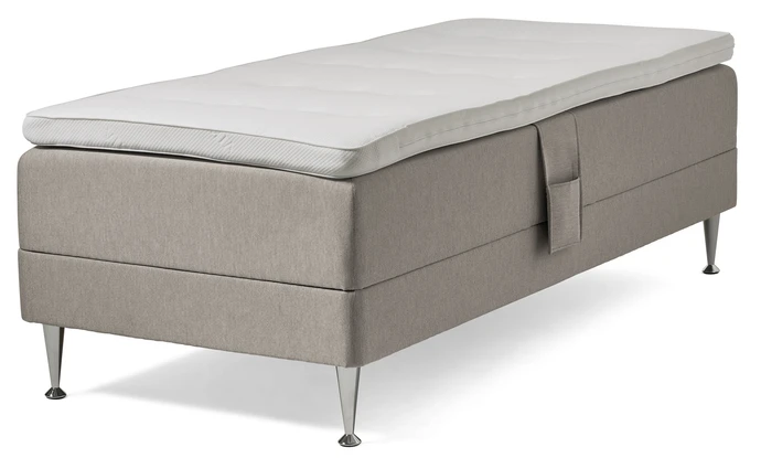 Väderö, Ställbar säng, enkelsäng med bäddmadrass 