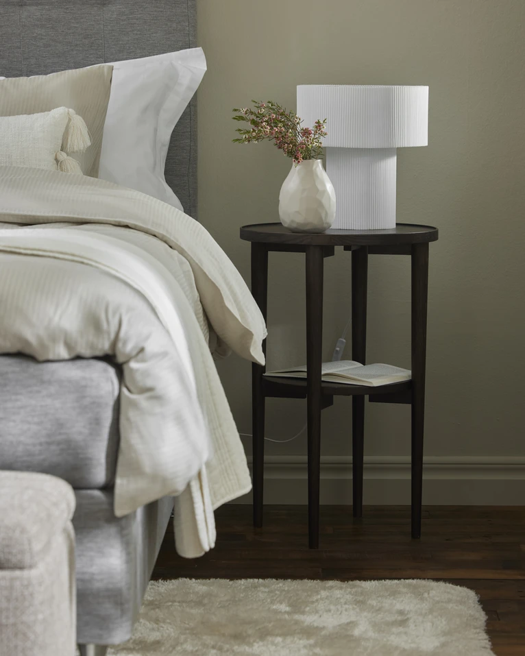 Tuva, Sängbord, Ø 45, H 70 cm