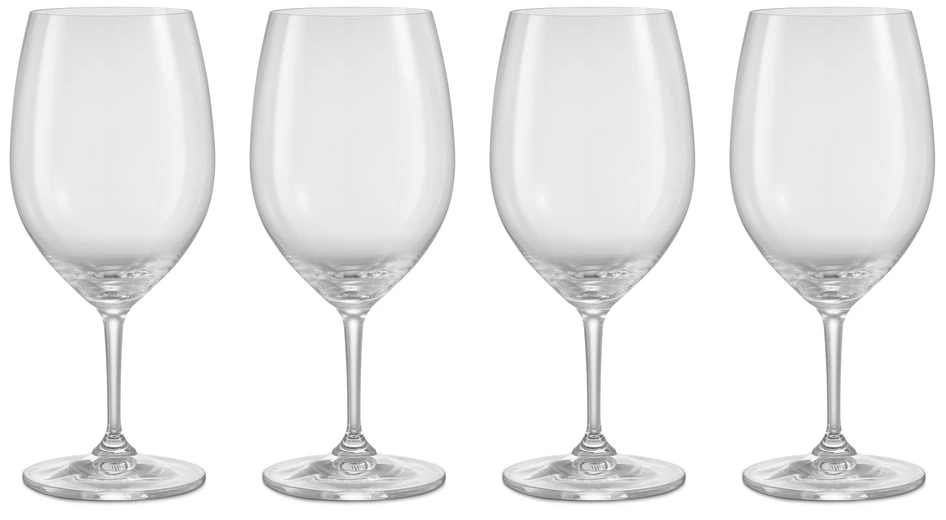 Vivino - Rödvinsglas, H 21,7 Ø 9,5 cm, 61 cl, 4-pack - Vit