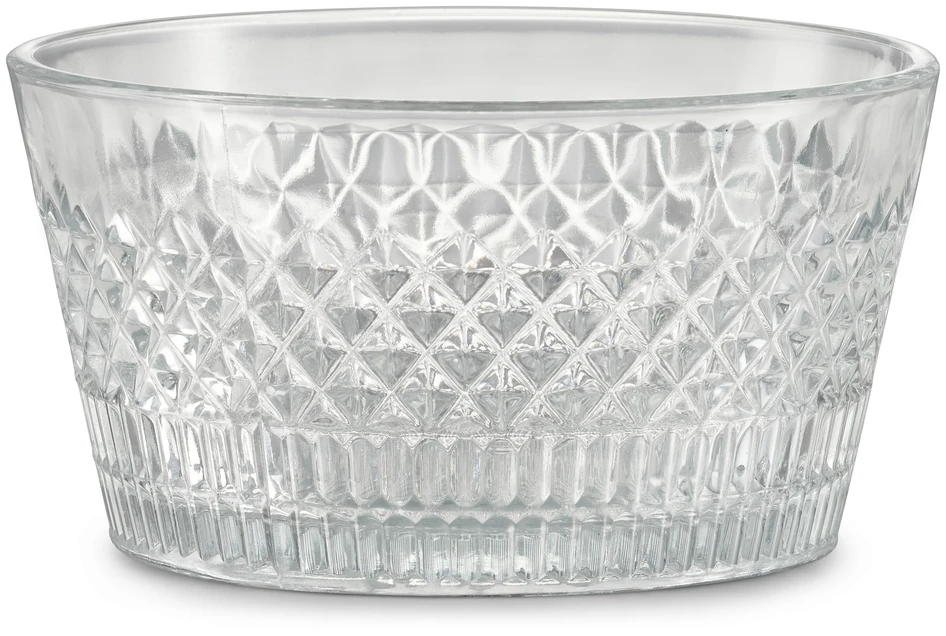 Anja Diamond - Skål, H 6 Ø 11,5 cm - Vit