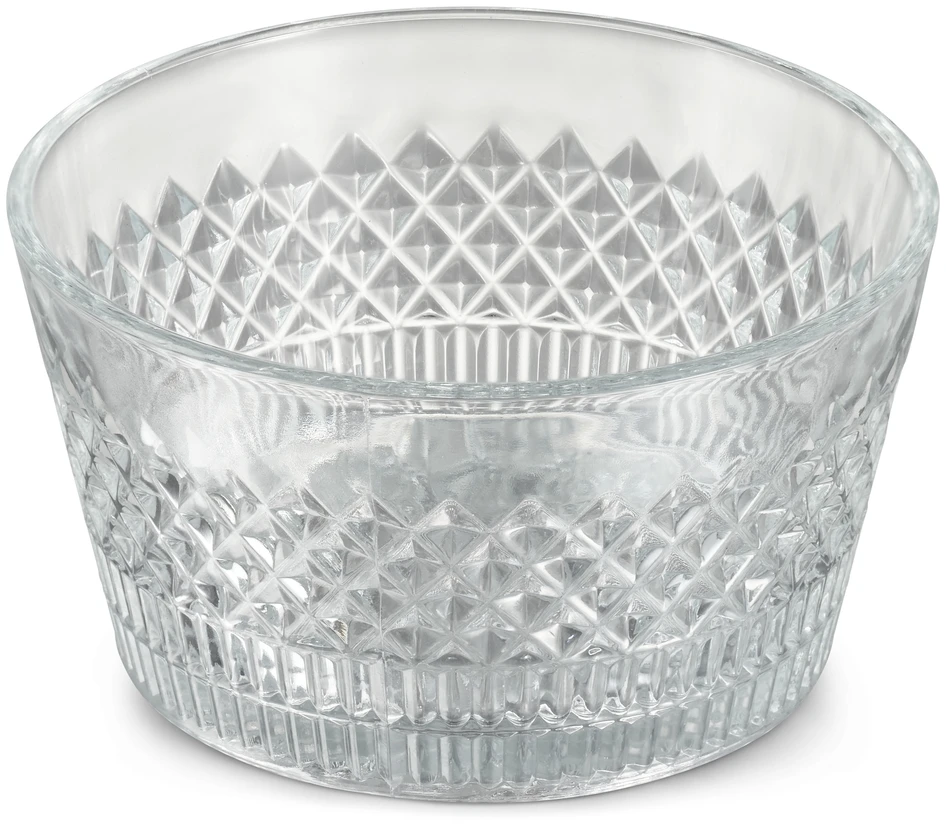 Anja Diamond - Skål, H 6 Ø 11,5 cm - Vit
