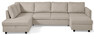 Skaftö - Bäddsoffa med divan vänster och schäslong höger - Beige