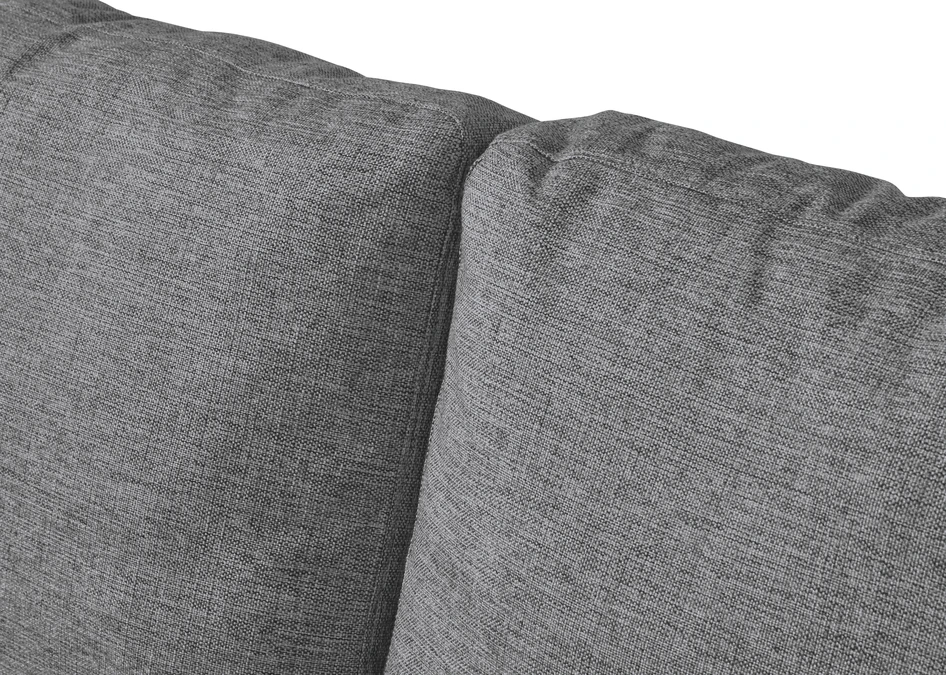 Skaftö - Bäddsoffa med schäslong vänster och divan höger - Grå